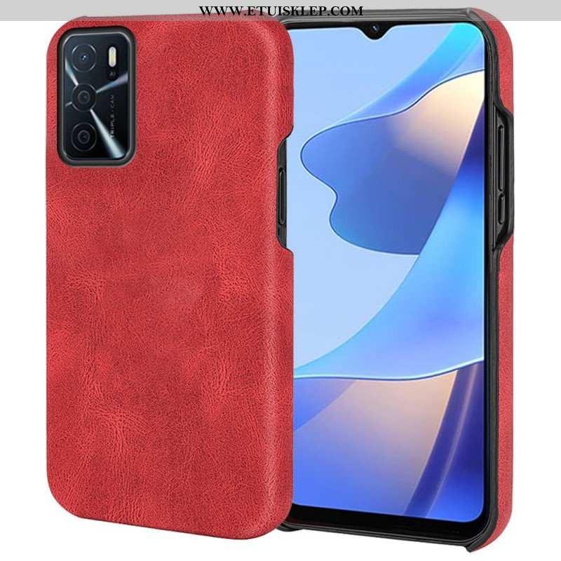 Etui do Oppo A16 / A16s Nowe Kolory Elegancja Skórzany Efekt